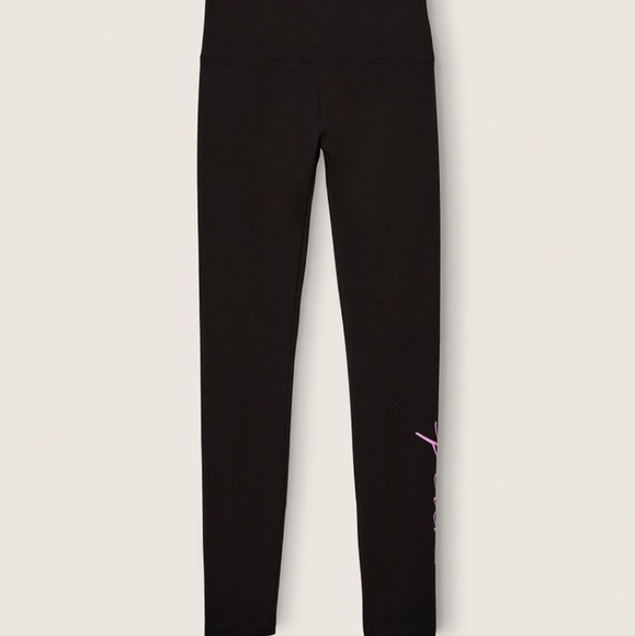PINK Victoria's Secret Leggings, Size M, Black - Picture 4 of 7